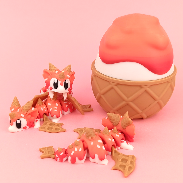Matching Dragon & Egg Sets from 3D Gob