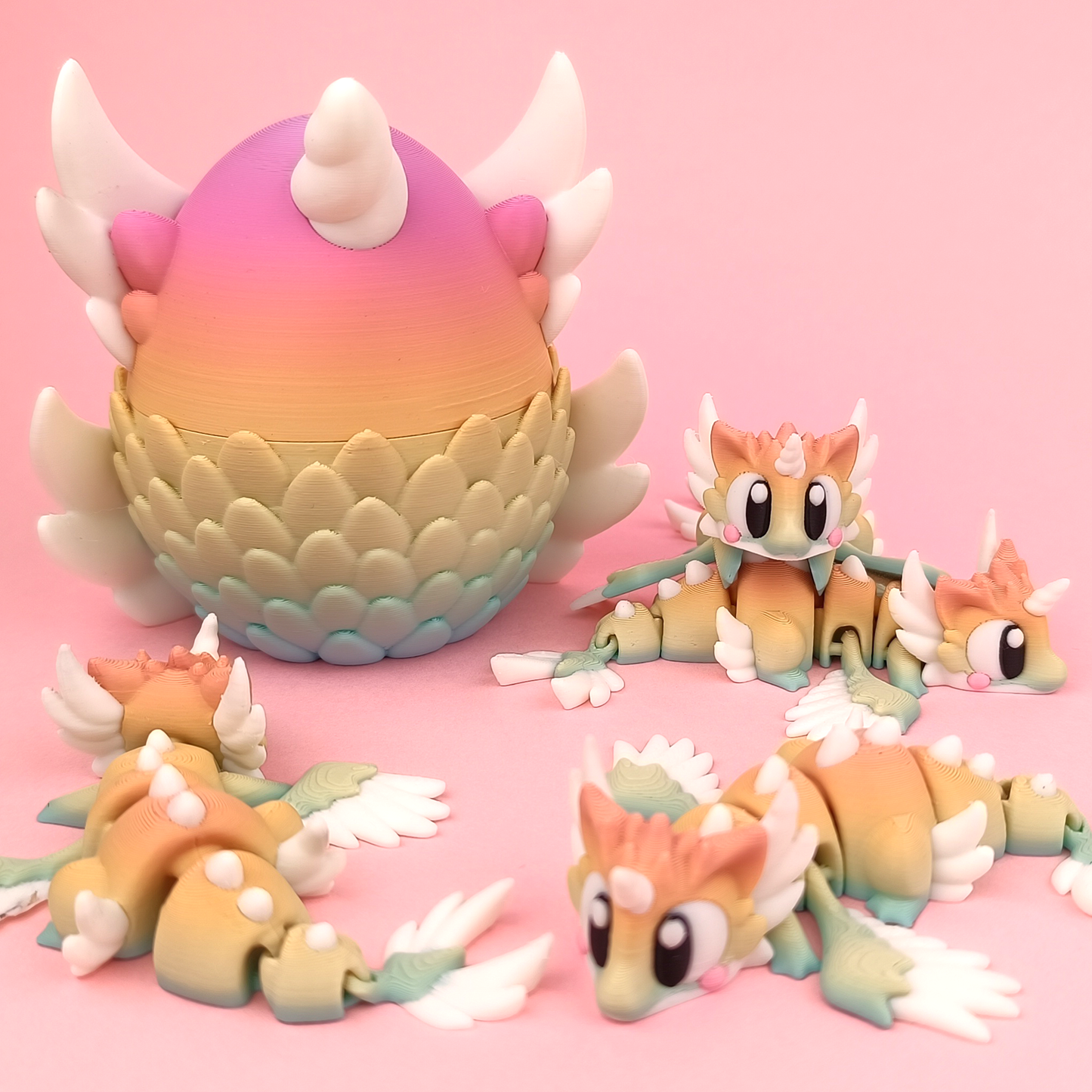 Matching Dragon & Egg Sets from 3D Gob