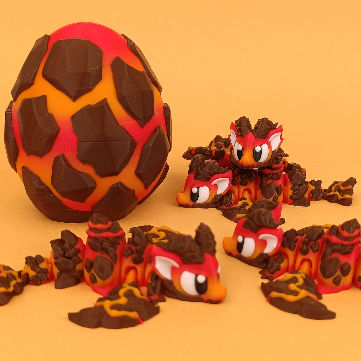 Matching Dragon & Egg Sets from 3D Gob