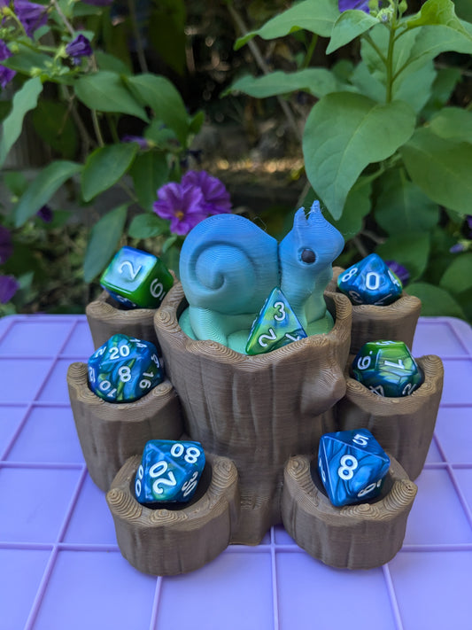 Snail with Stump Dice Holder