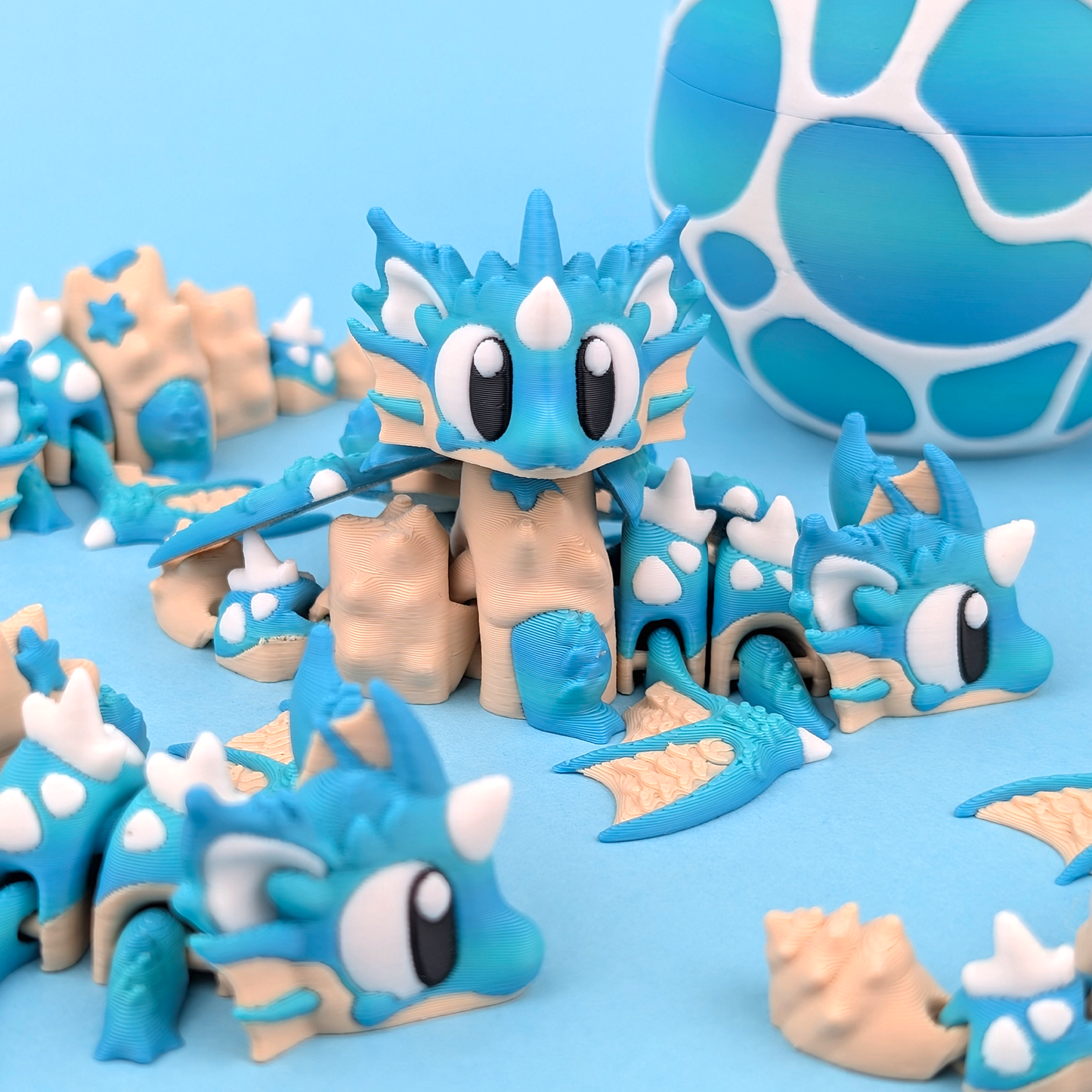Matching Dragon & Egg Sets from 3D Gob